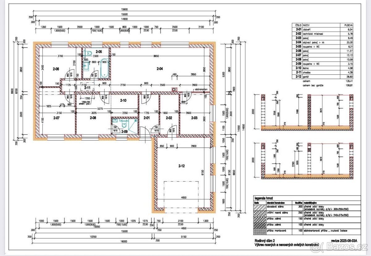 Prodej rodinného domu 150 m², pozemek 1150 m² Stodolní, Těrl - 3