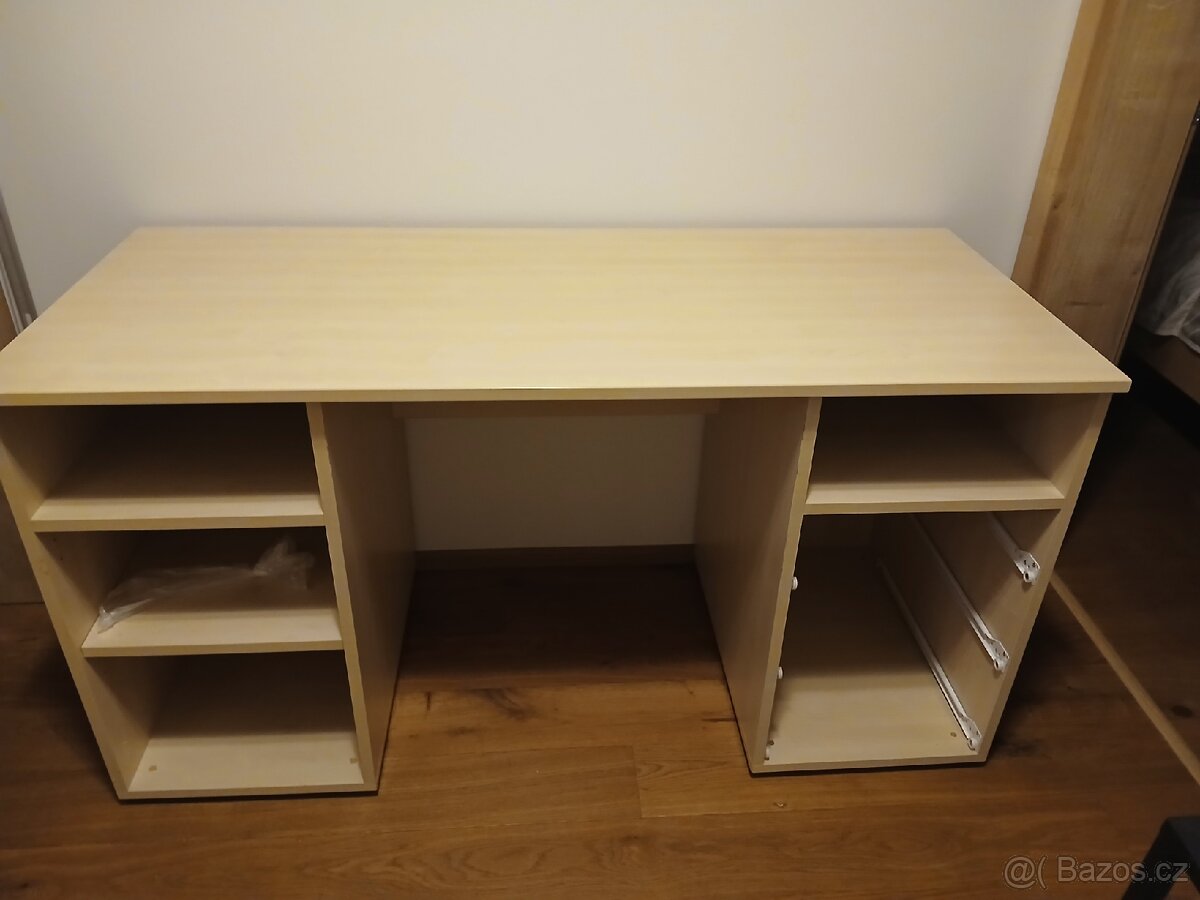 Psací stůl s šuplíky a skříňkou + zdarma kancelářská židle - 3