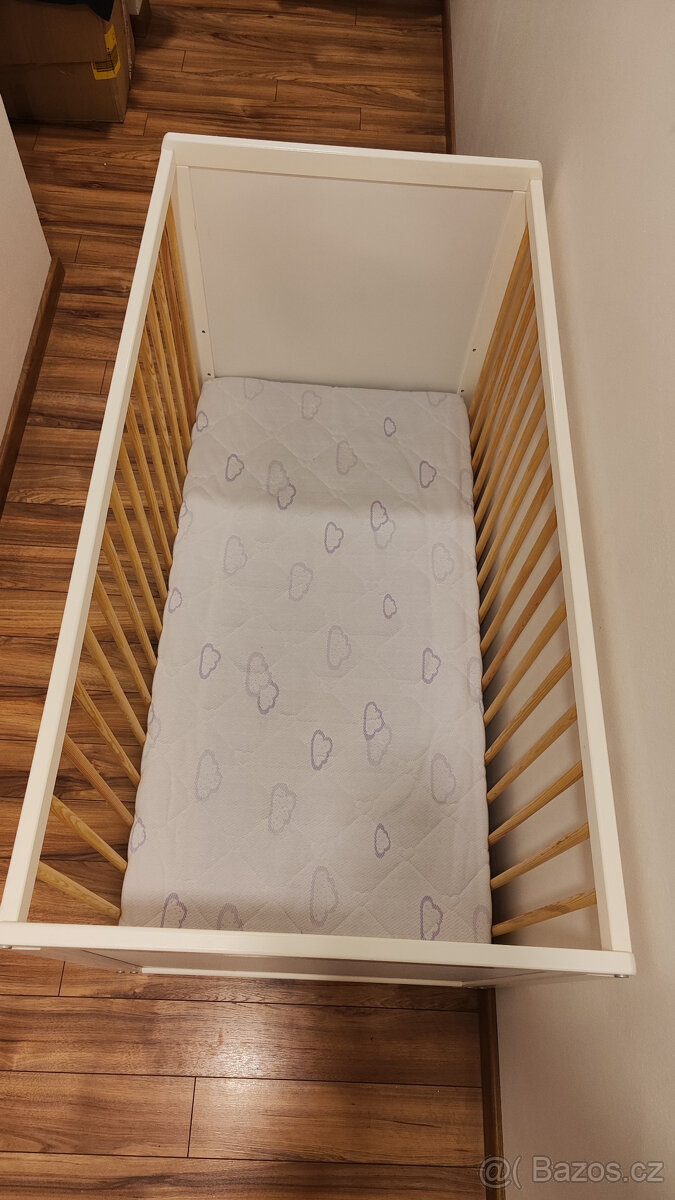 Dětská postýlka 60x120 + matrace Traumeland Milchstrasse - 3