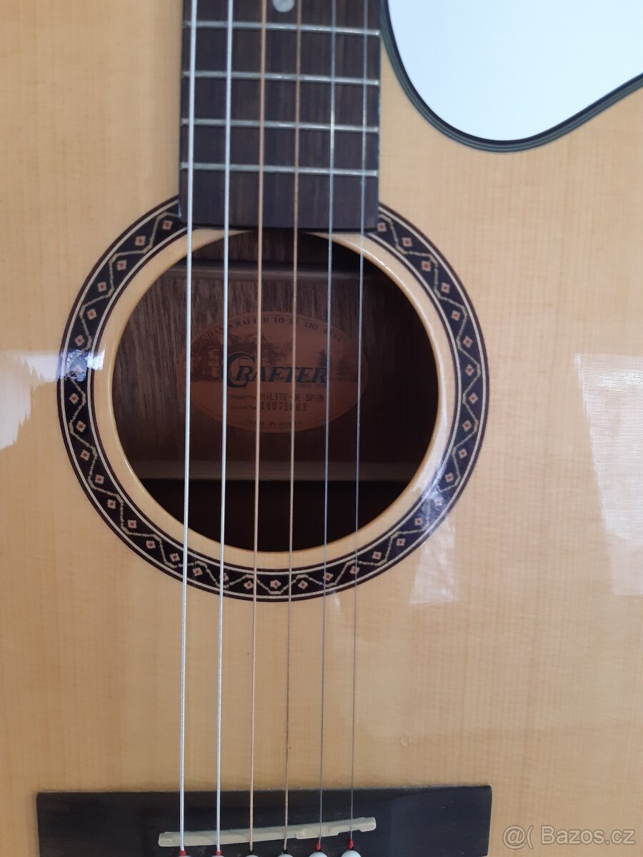 El. akust. kytara CRAFTER model Hilite - De SP / N (W/HSB-DG - 3