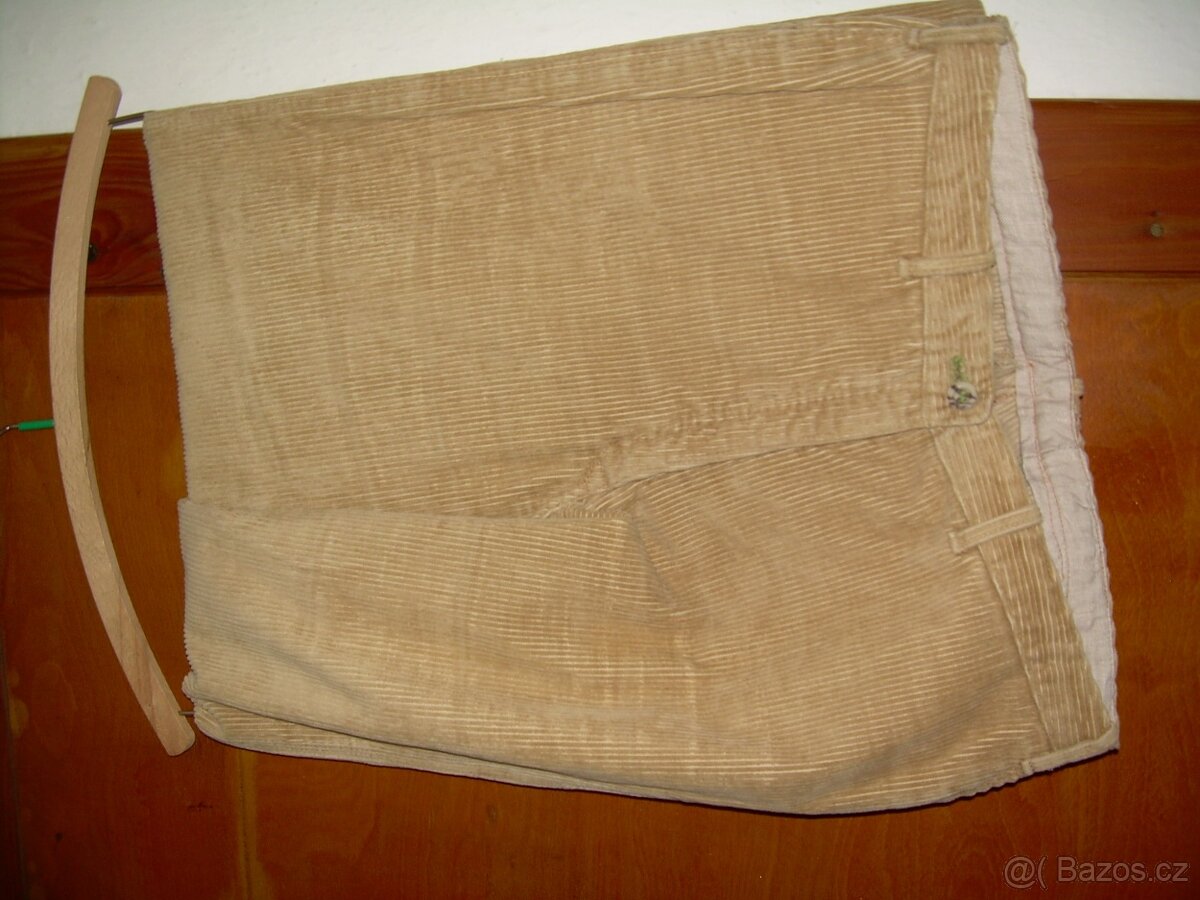 dámské manšestrové kalhoty vel.S, L - 3