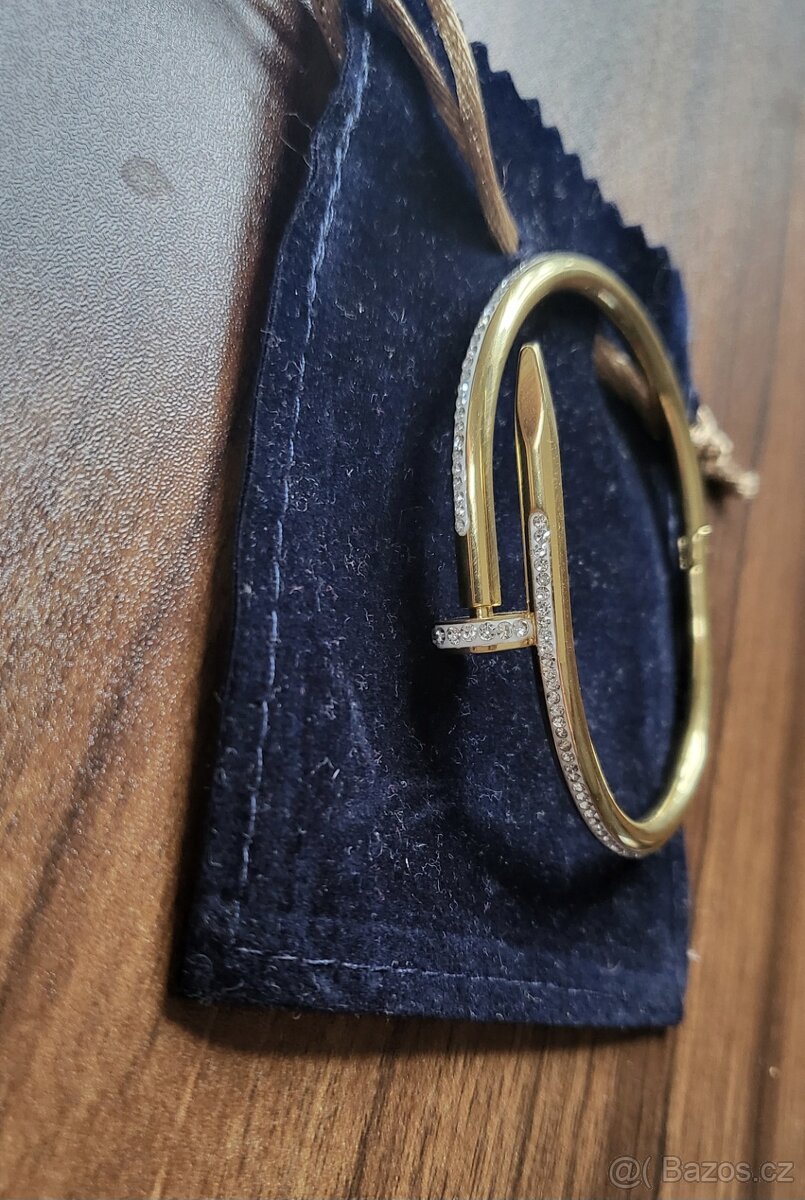 Zlatý hrebik naramek - 3