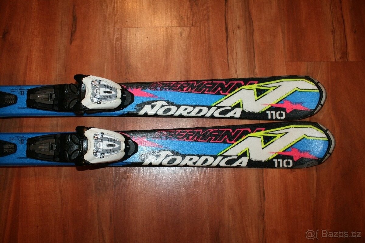 lyže Nordica 110 cm , lyžaky - 3