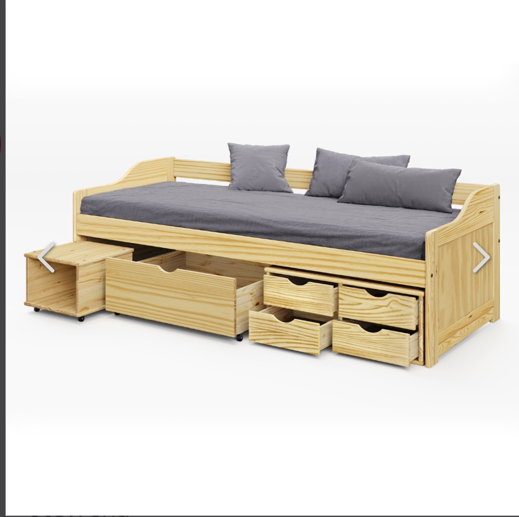 Jednolůžko se zásuvkami MAXIMA - 3