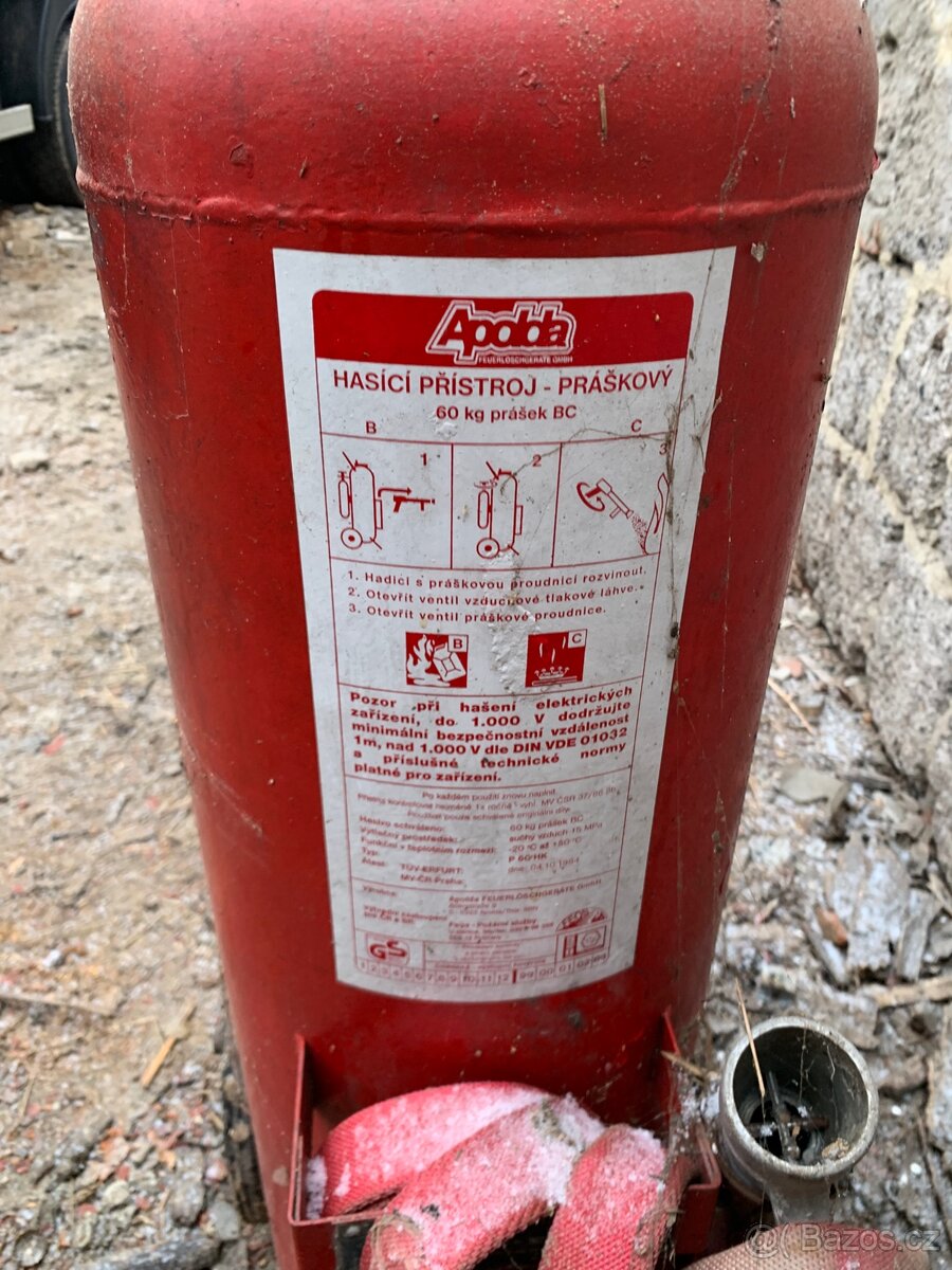 Pojízdný hasici přístroj - 3