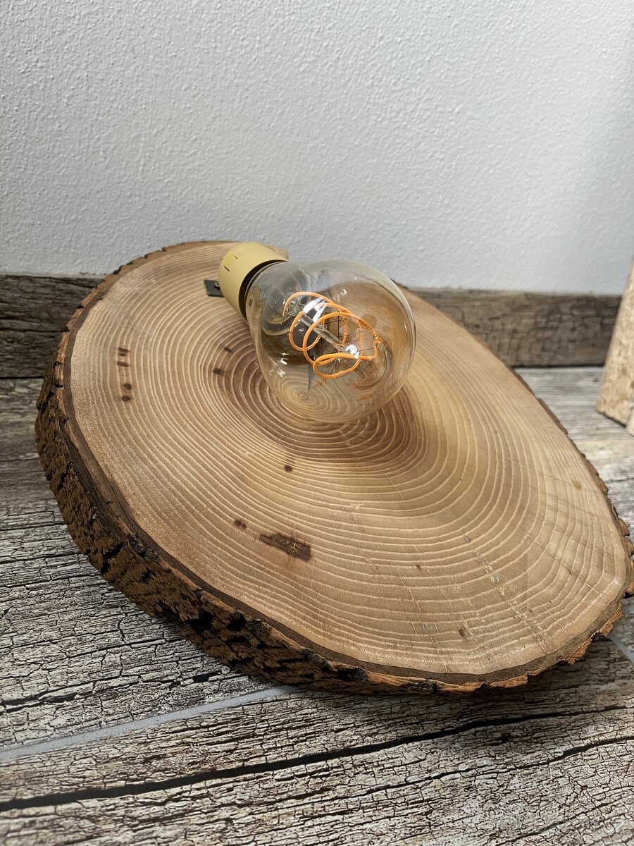 nástěnné dřevěné svítidlo - 3