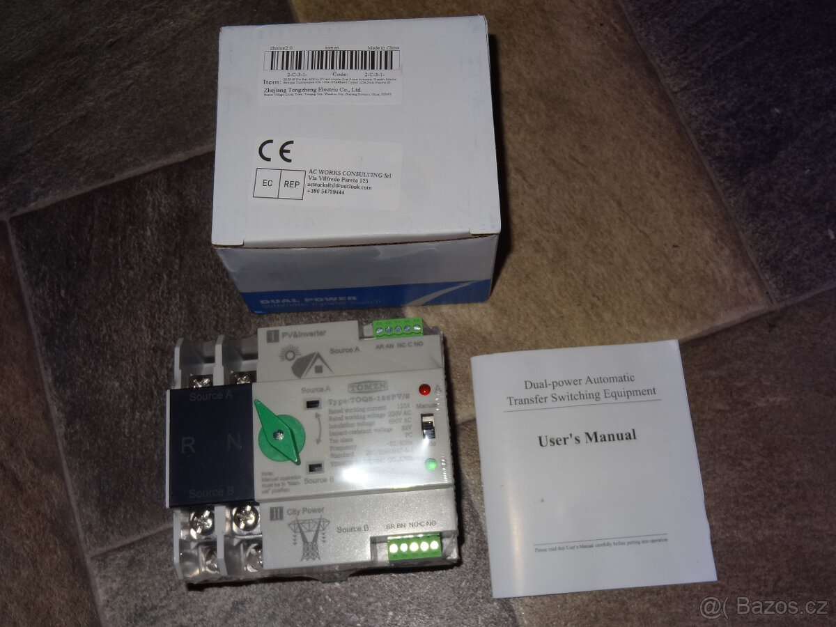 ATS Automaticky prepinac siti 2P 125A 380V vhodne i FVE - 3