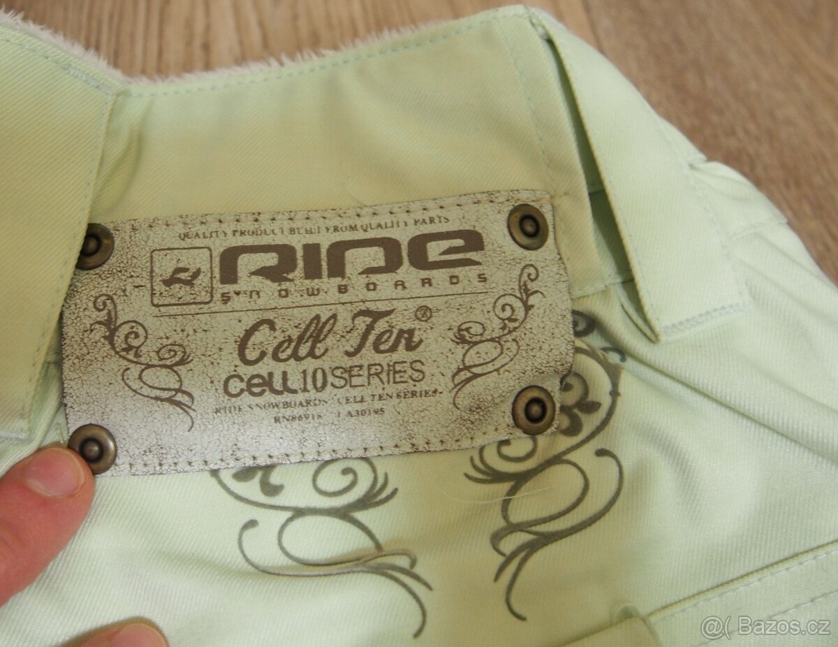 dámské snowboardové, lyžařské kalhoty Ride vel.XS - 3