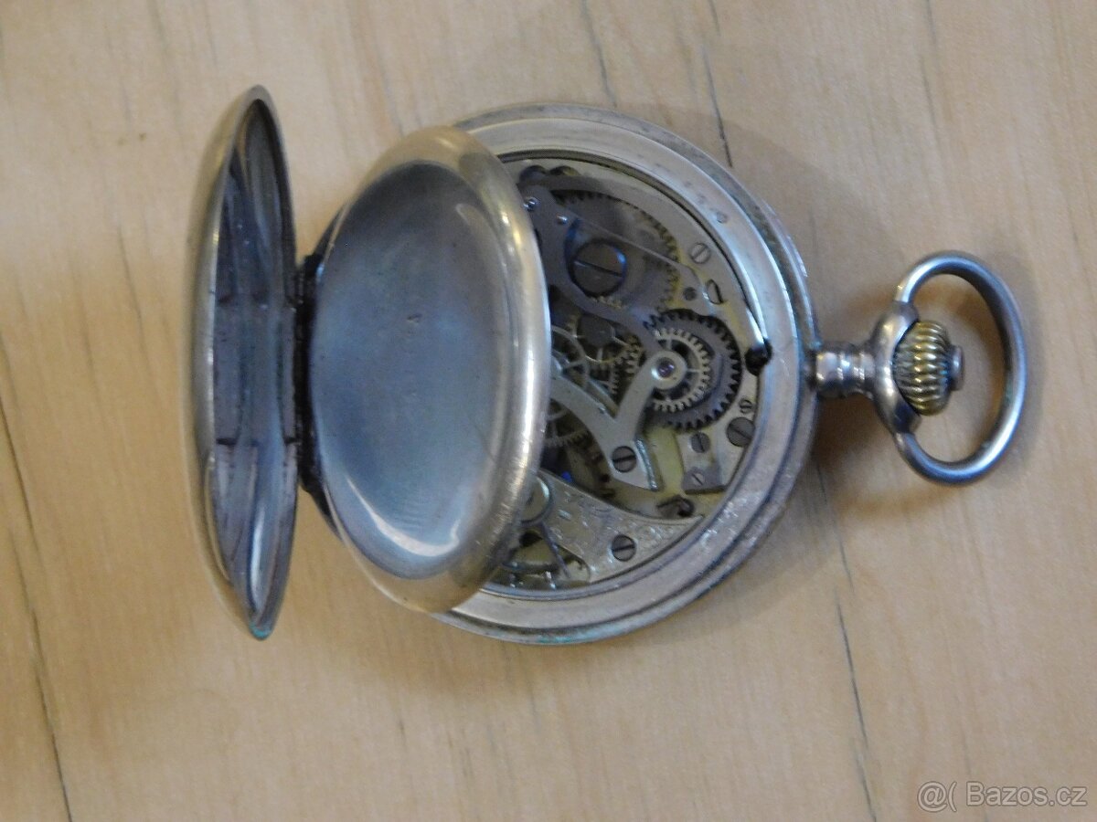 Starožitné kapesní hodinky s Chronographem - 3