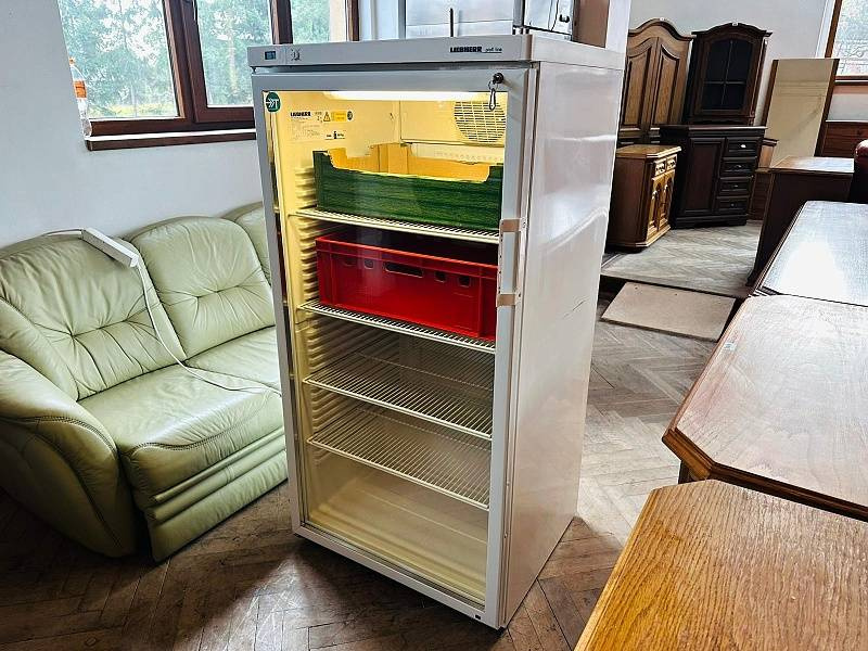 861 Prosklená lednice chladnice vitrína LIEBHERR na přepravk - 3