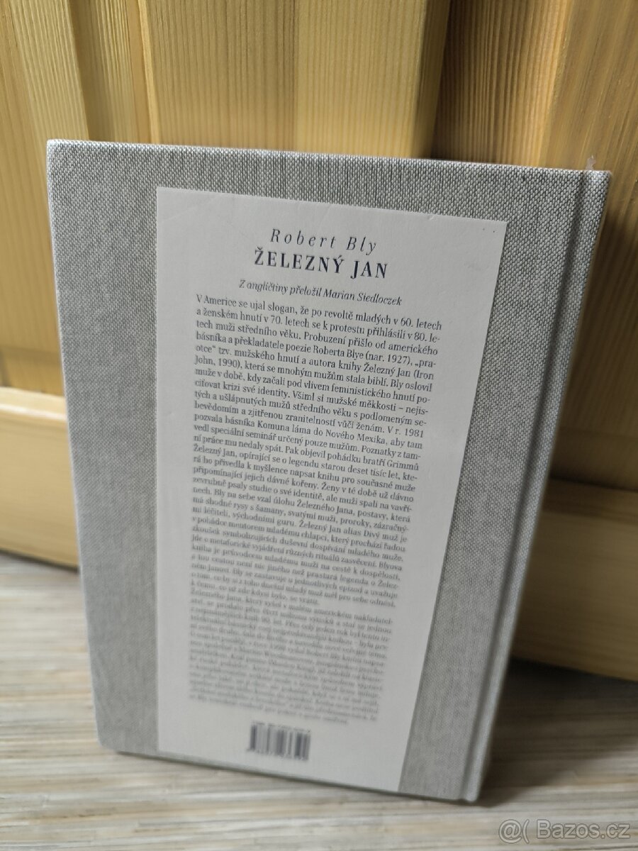 Originál nerozbalenou knihu r.v.2005 Robert Bly Železný Jan - 3