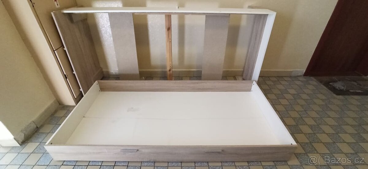 BÍLÁ SPODNÍ ZÁSUVKA PRO POSTEL - 3