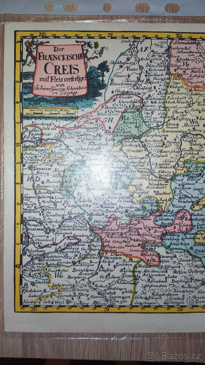 Historická mapa – Der Fränkische Creis (Annawerk 1959) - 3