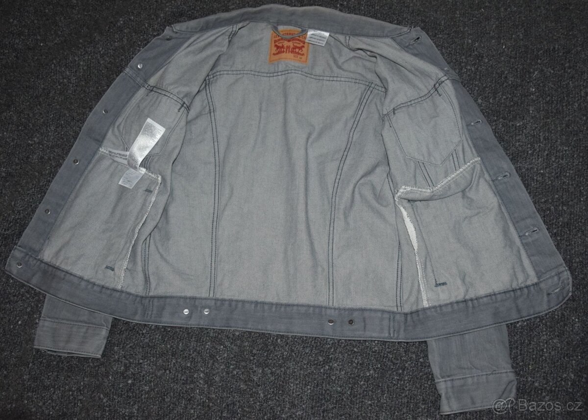 LEVIS jeans. bunda / džíska,vel. "M", 100% bavlna, NOVÁ - 3