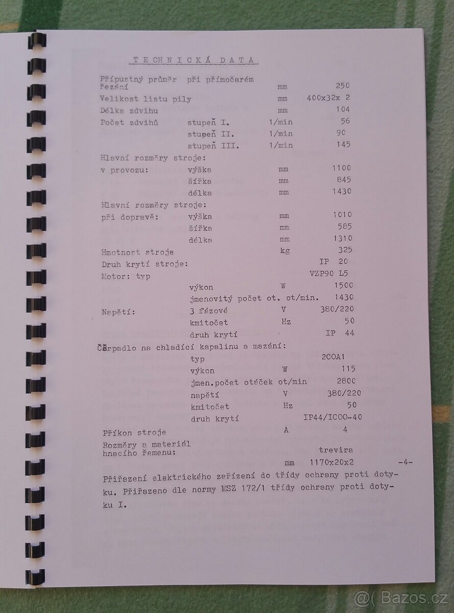 Návody pro kovo pily - 3