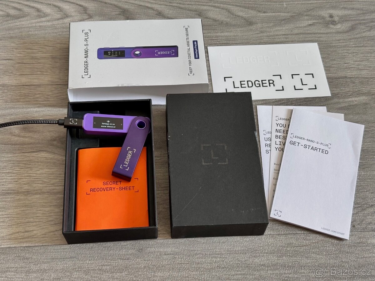 Ledger Nano S Plus peněženka crypto Hardware wallet purple - 3