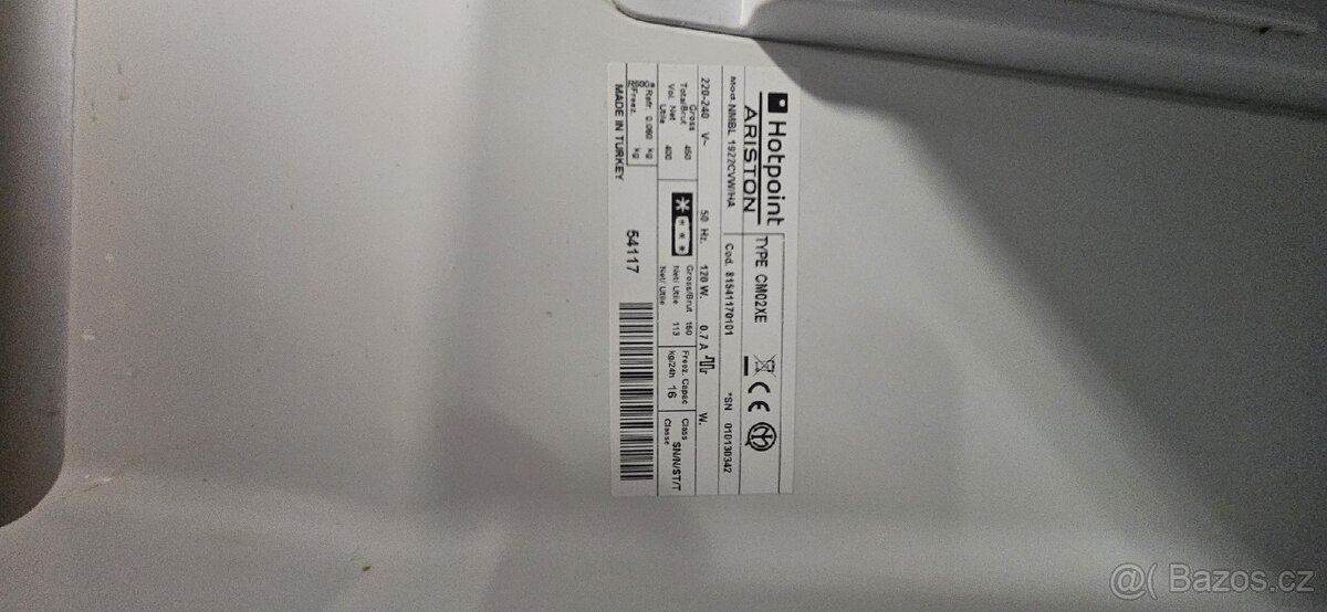 Velká lednice s mrazákem 70 cm šířka - 3