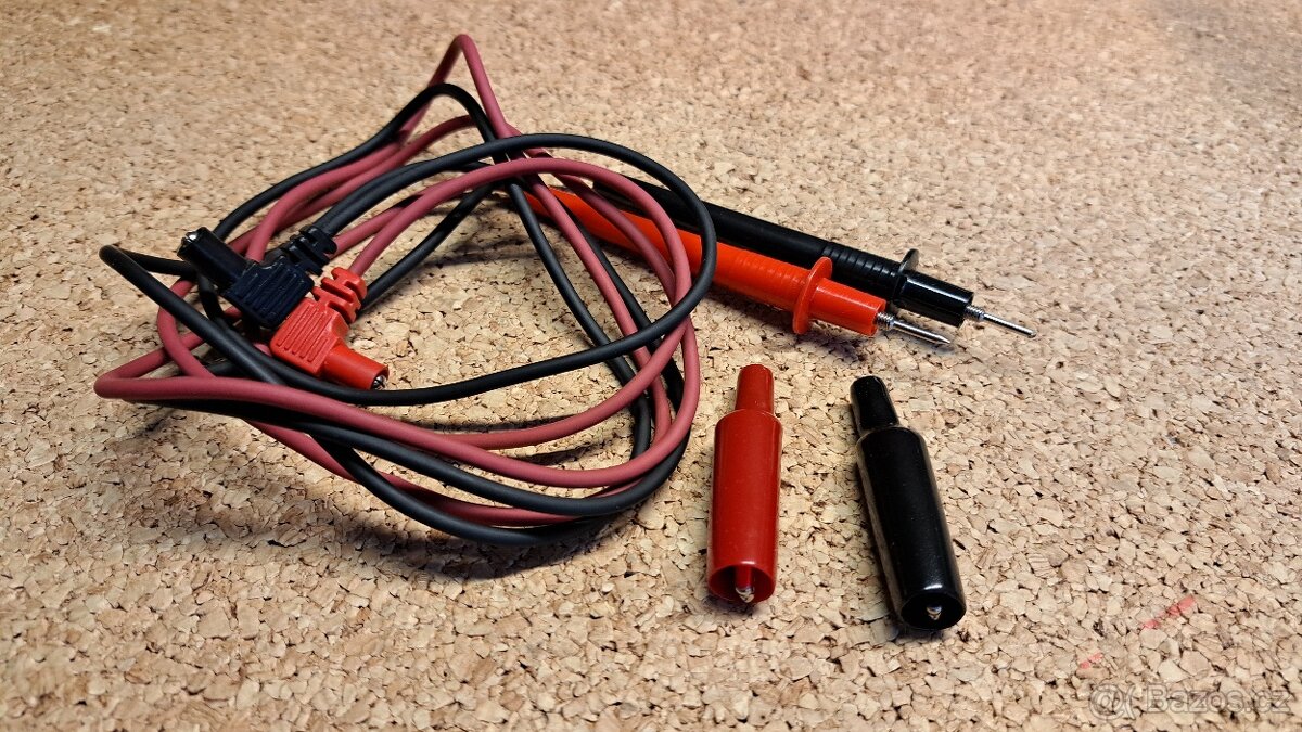 Retro měřící šňůry včetně krokosvorek #2 - 3