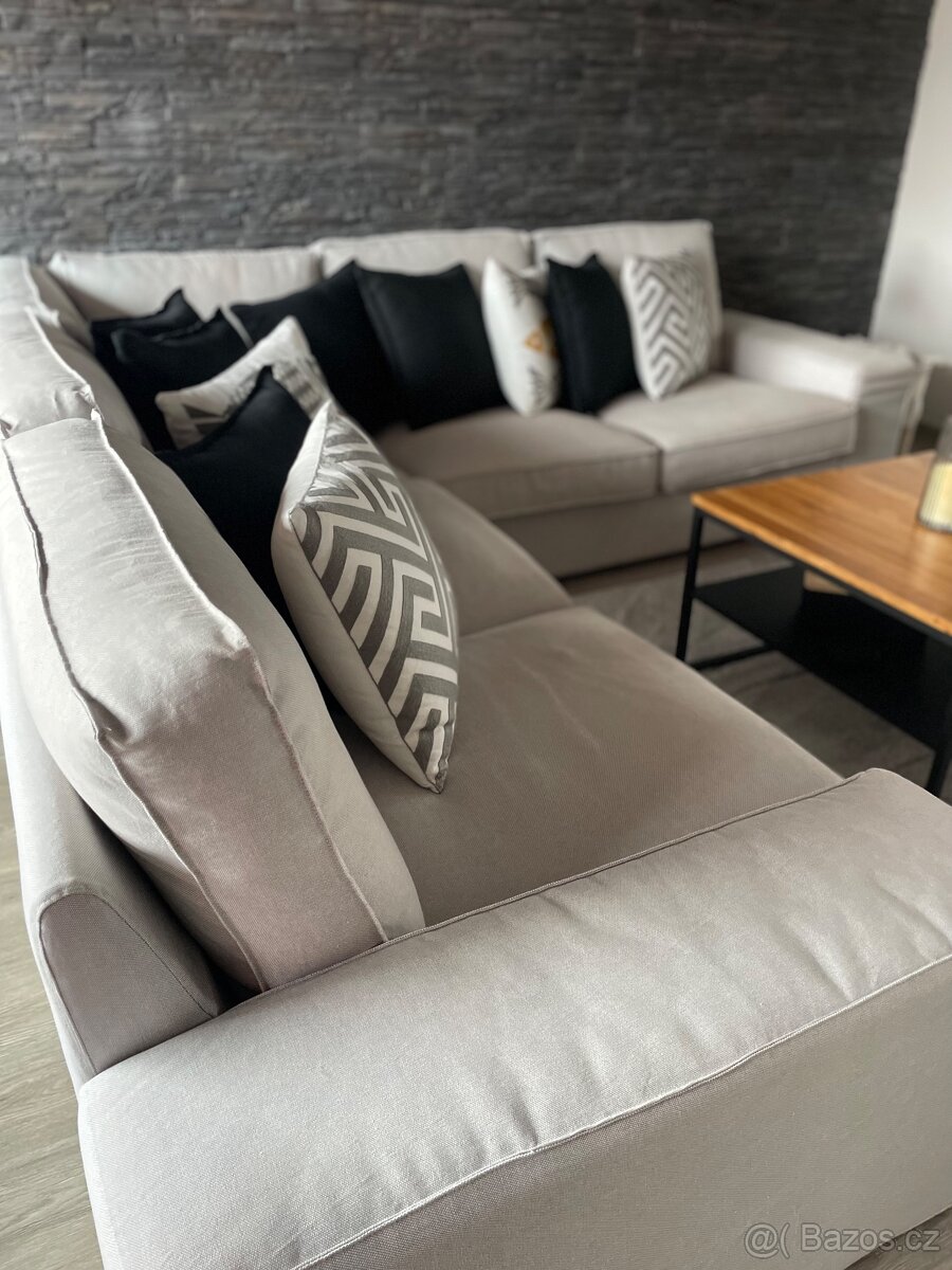 Sedací souprava Ikea Kivik 5 míst + taburet - 3