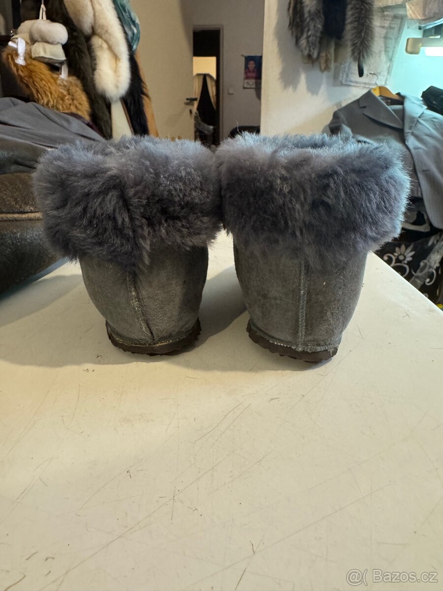 Ručně šité bačkory z pravého beránka - 3