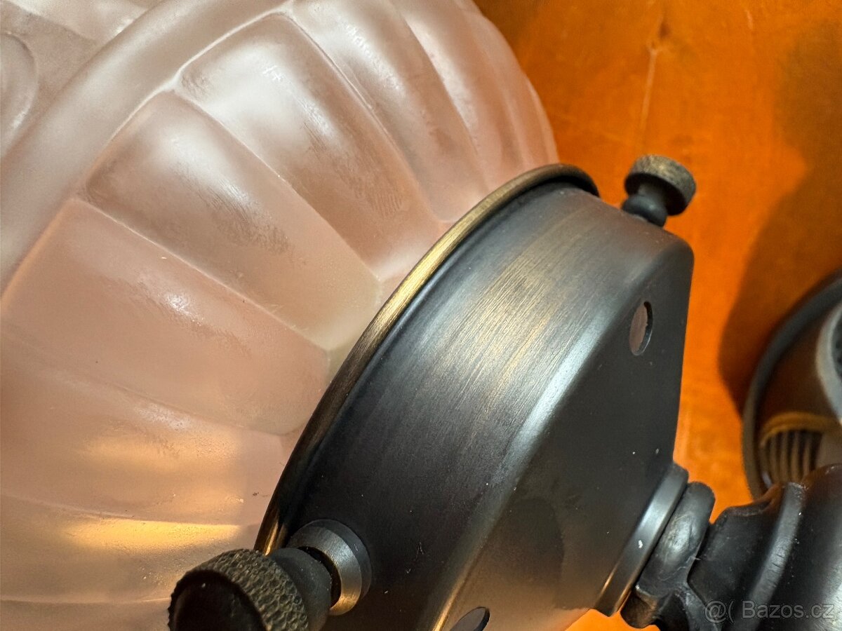 Dvě staré nástěnné lampy - 3