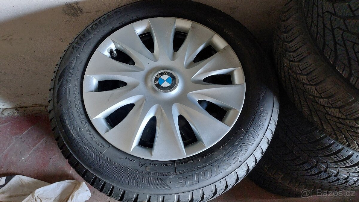 Kola zimní 16", orig. BMW, rozteč 5x120mm, pneu 205/60/16 - 3