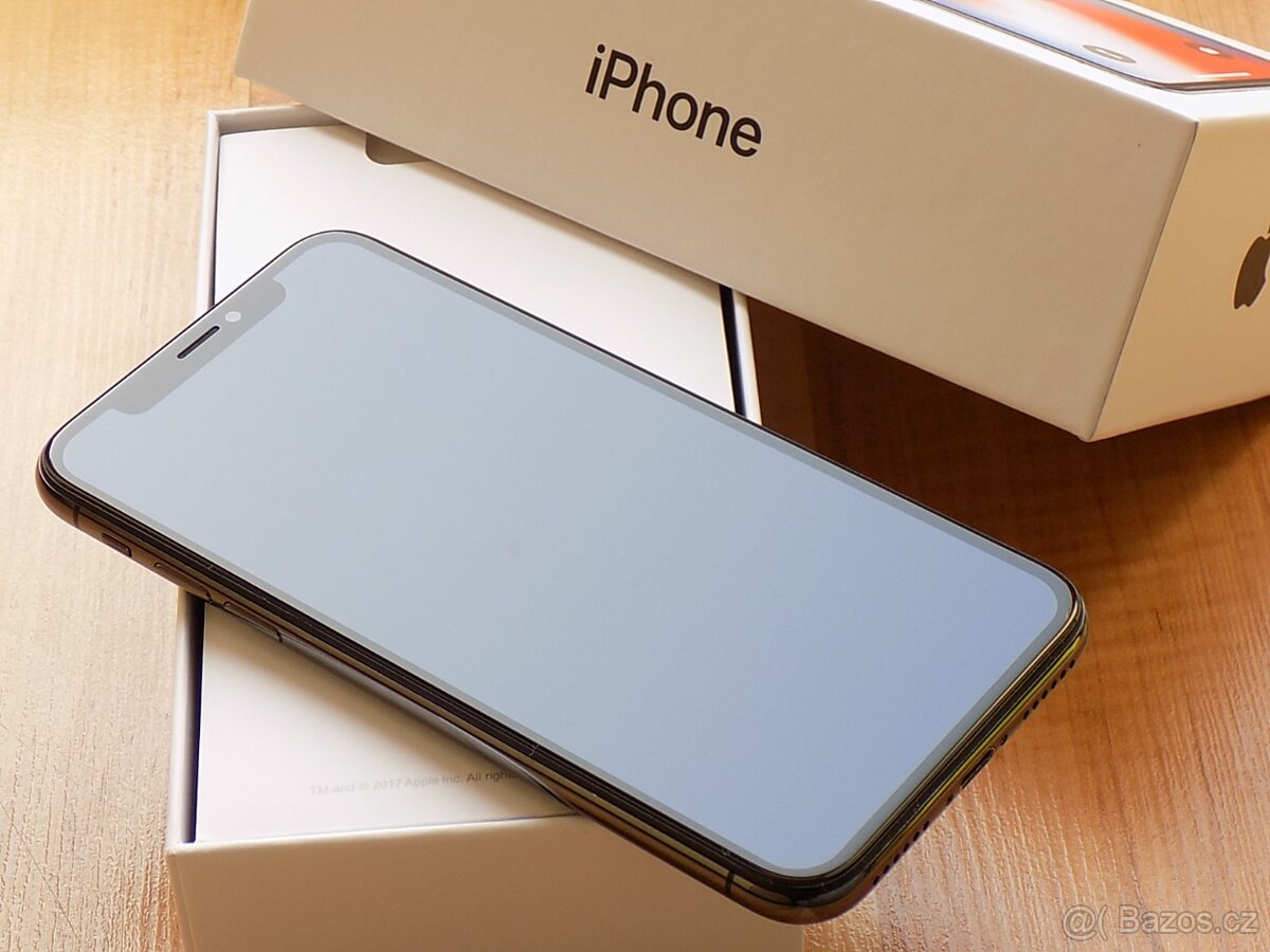 Apple iPhone X 256GB Space Gray,TOP , záruka, Bat 100% - 3
