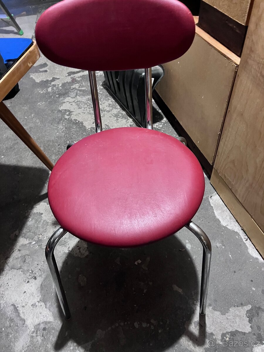 Židle Kovona 2ks koženka chrom - 3