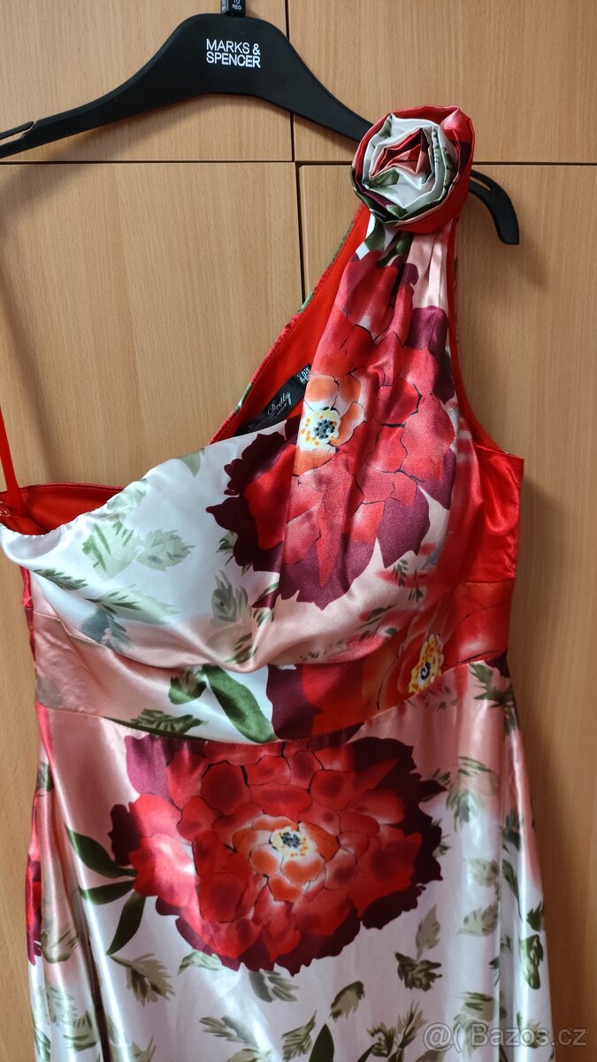 Plesové šaty Ever Pretty, červenobílé - 3