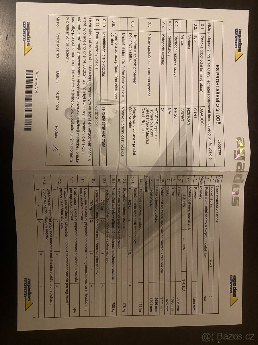 Přívěsný vozik - 3