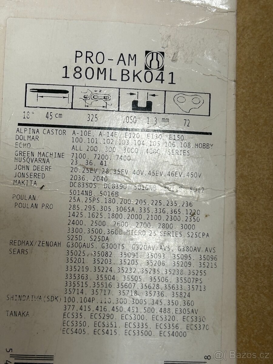 Lišta na pilu 180MLBK041 Oregon, 2 ks - 3