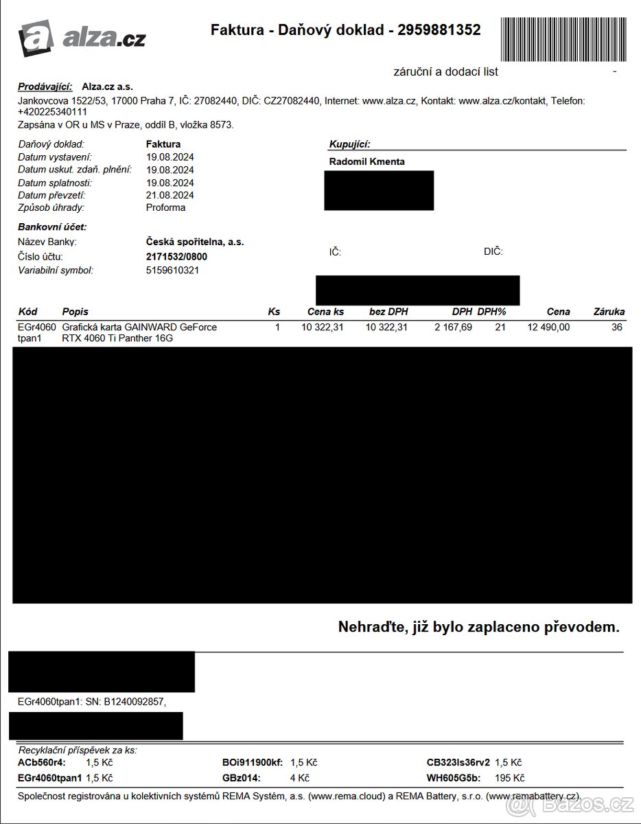 GAINWARD GeForce RTX 4060 Ti Panther 16G - 3