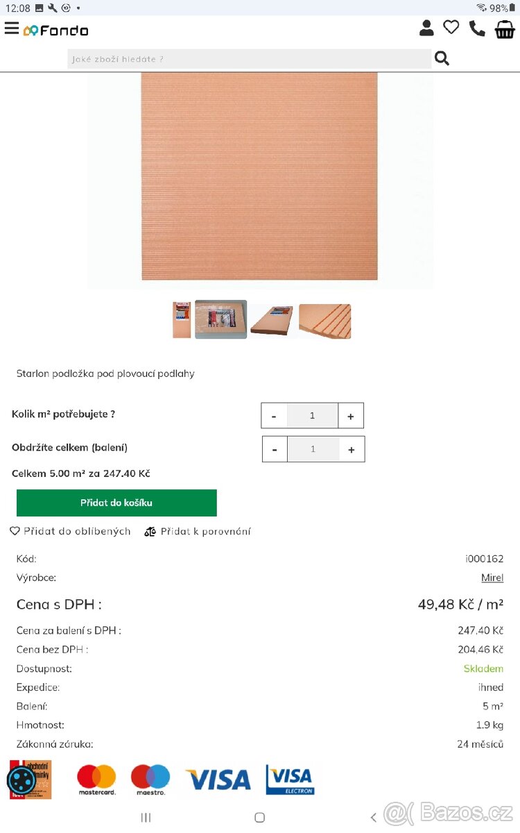 Izolační podložka pod plovoucí podlahy - 3