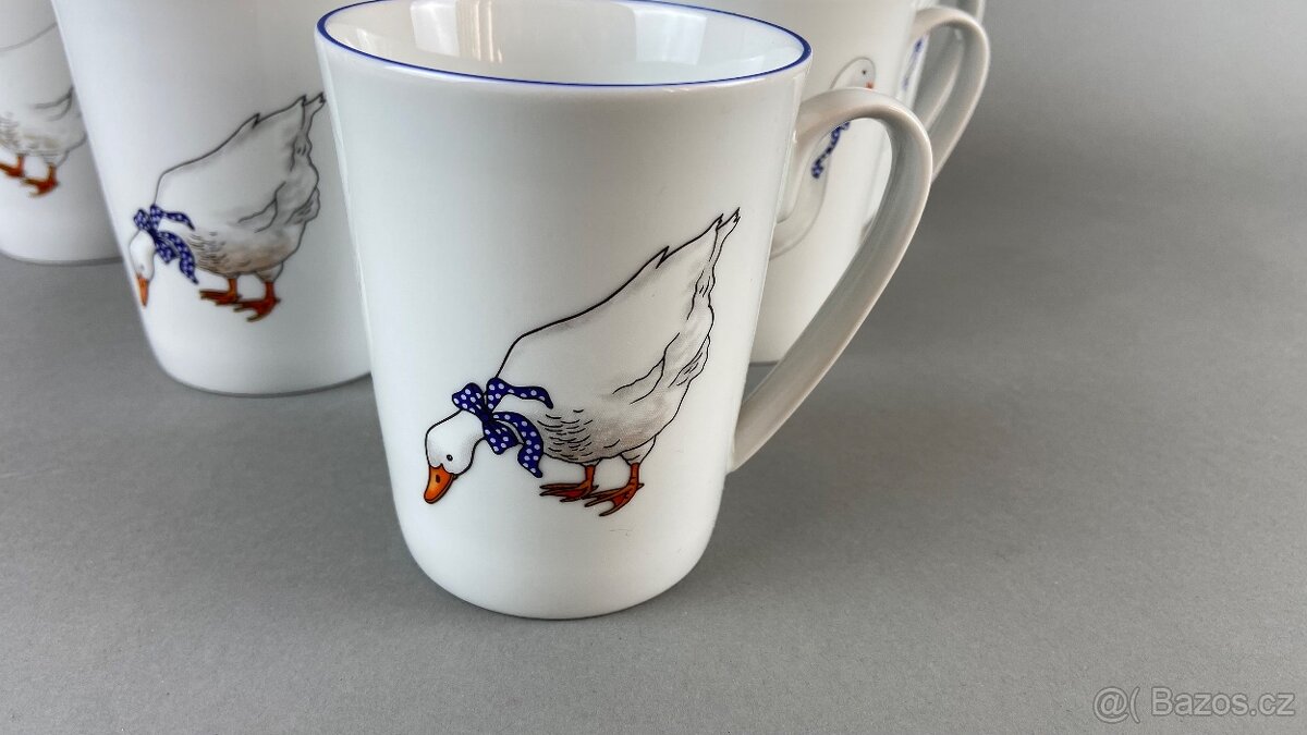 Hrnky s motivem hus 6ks Moritz Zdekauer - 3