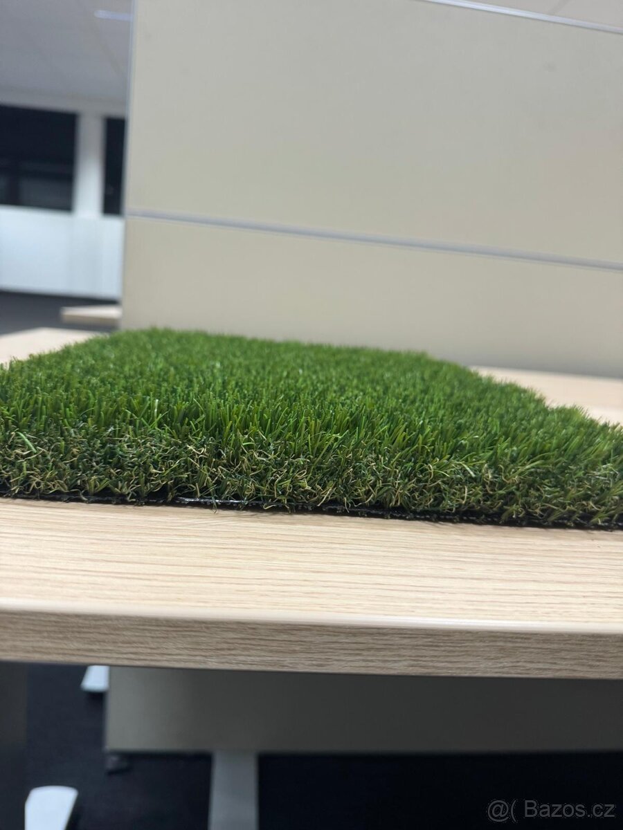 Umělý trávník 40mm výška. Luxusní jemný - 3