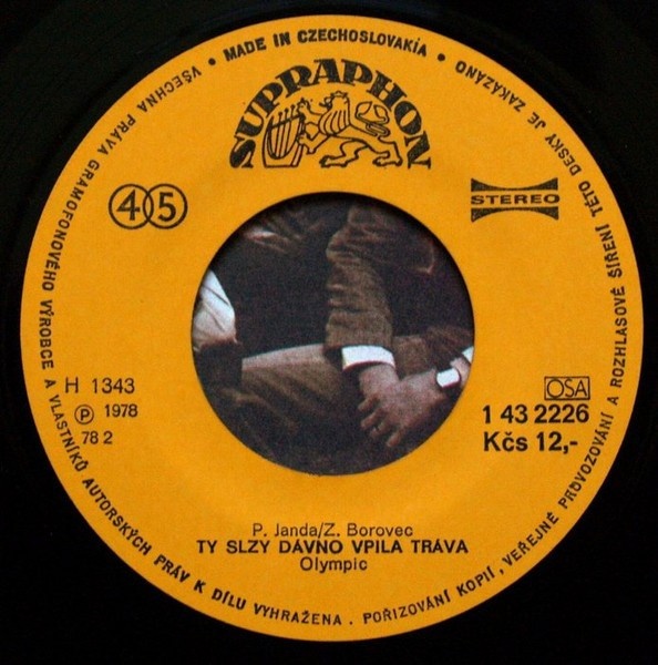 Olympic – Ty slzy dávno vpila tráva • Sprcha (SP) - 3