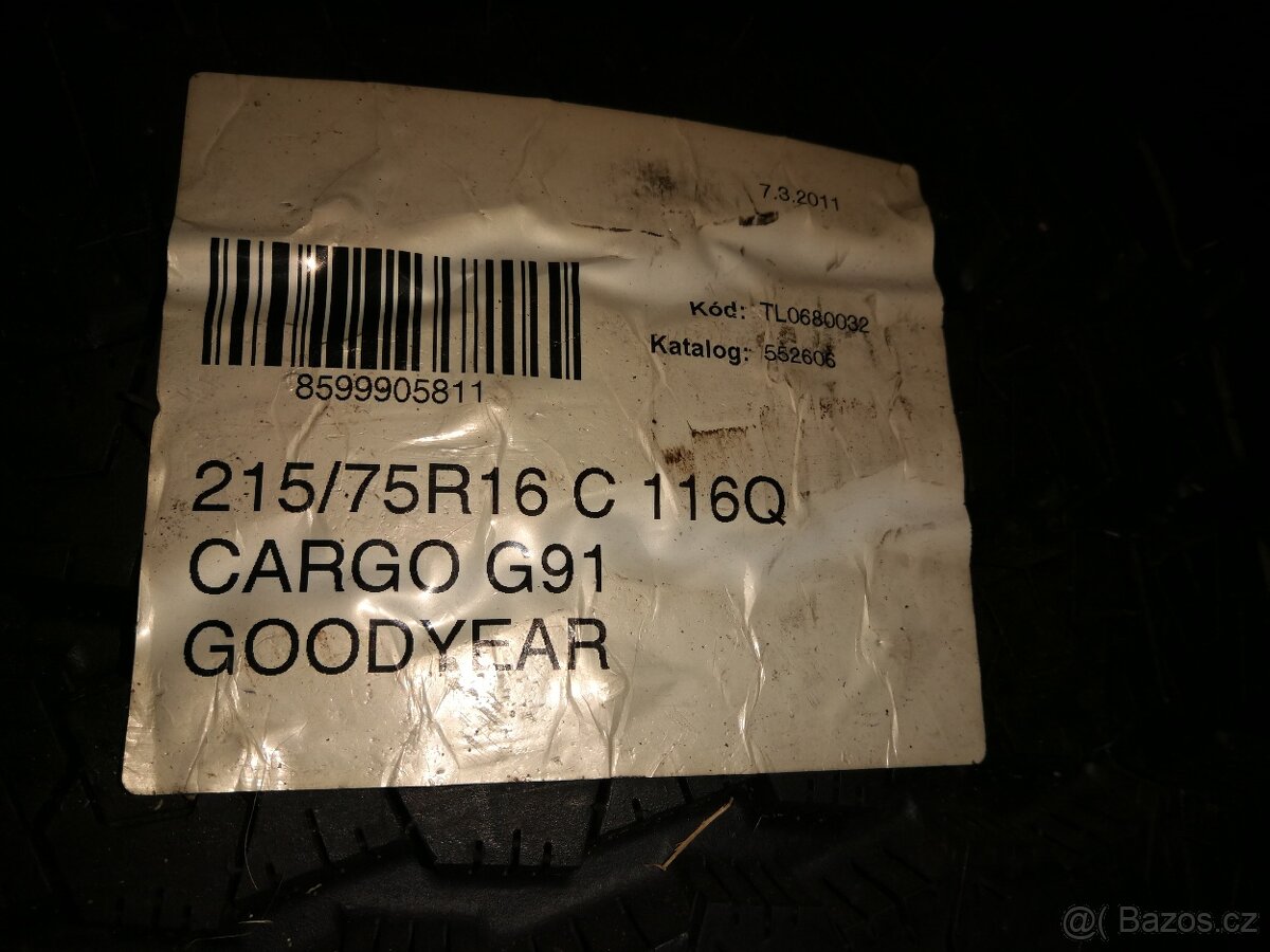 Goodyear letní pneu 215/75/16 C - 2 ks - nové - 3