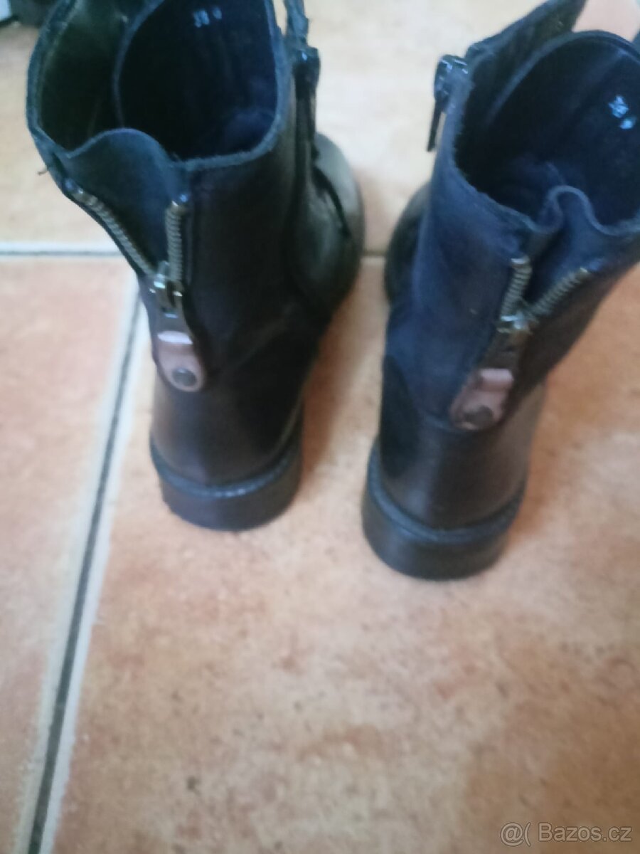 Zimní kožené boty zn.LASOCKI, vel. 38 - 3