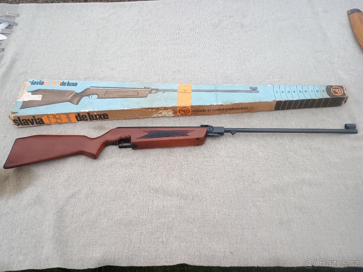 Vzduchovka Slavie 631 komplet s krabicí - 3