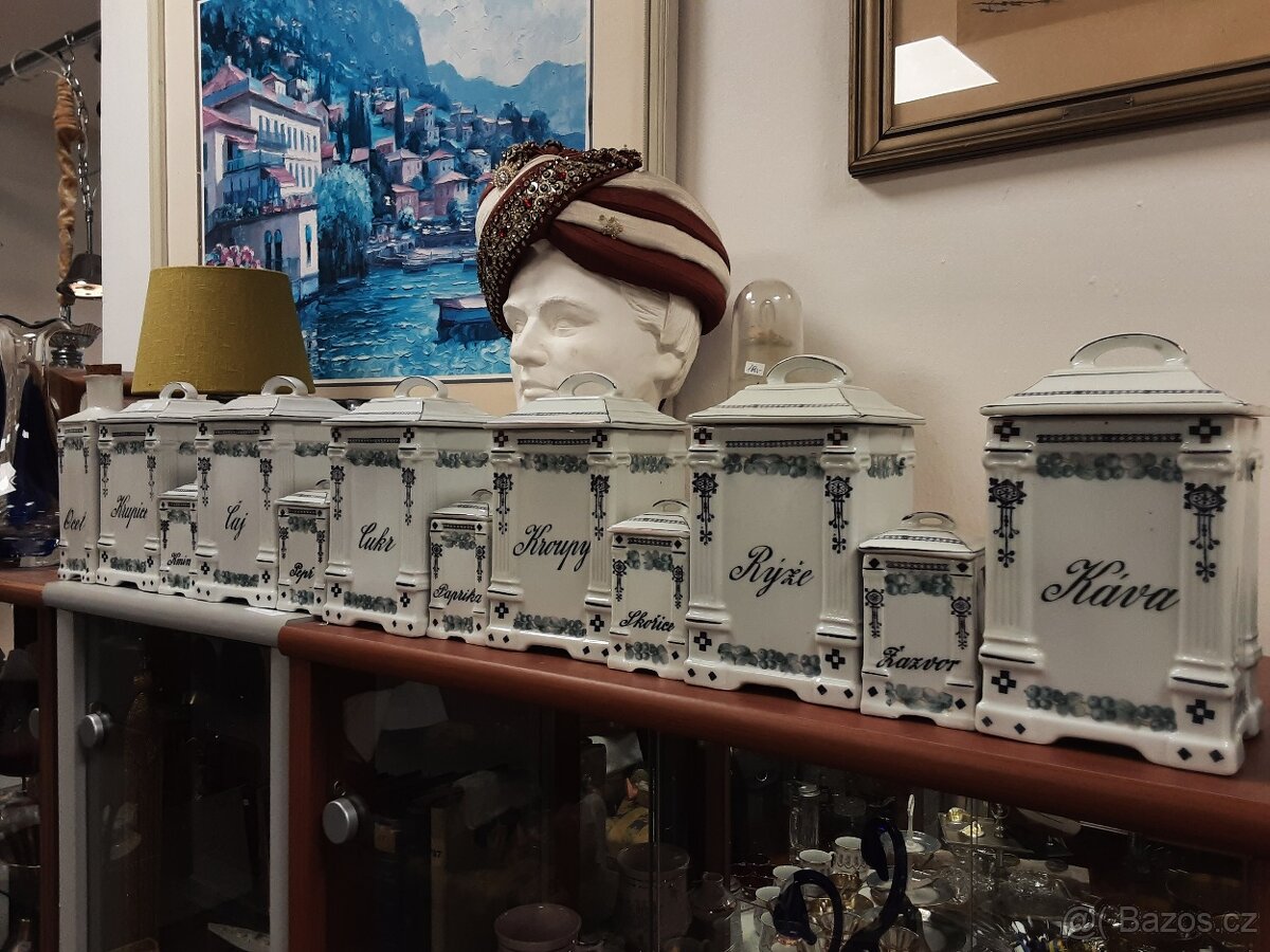 Starožitné porcelánové kořenky - 3