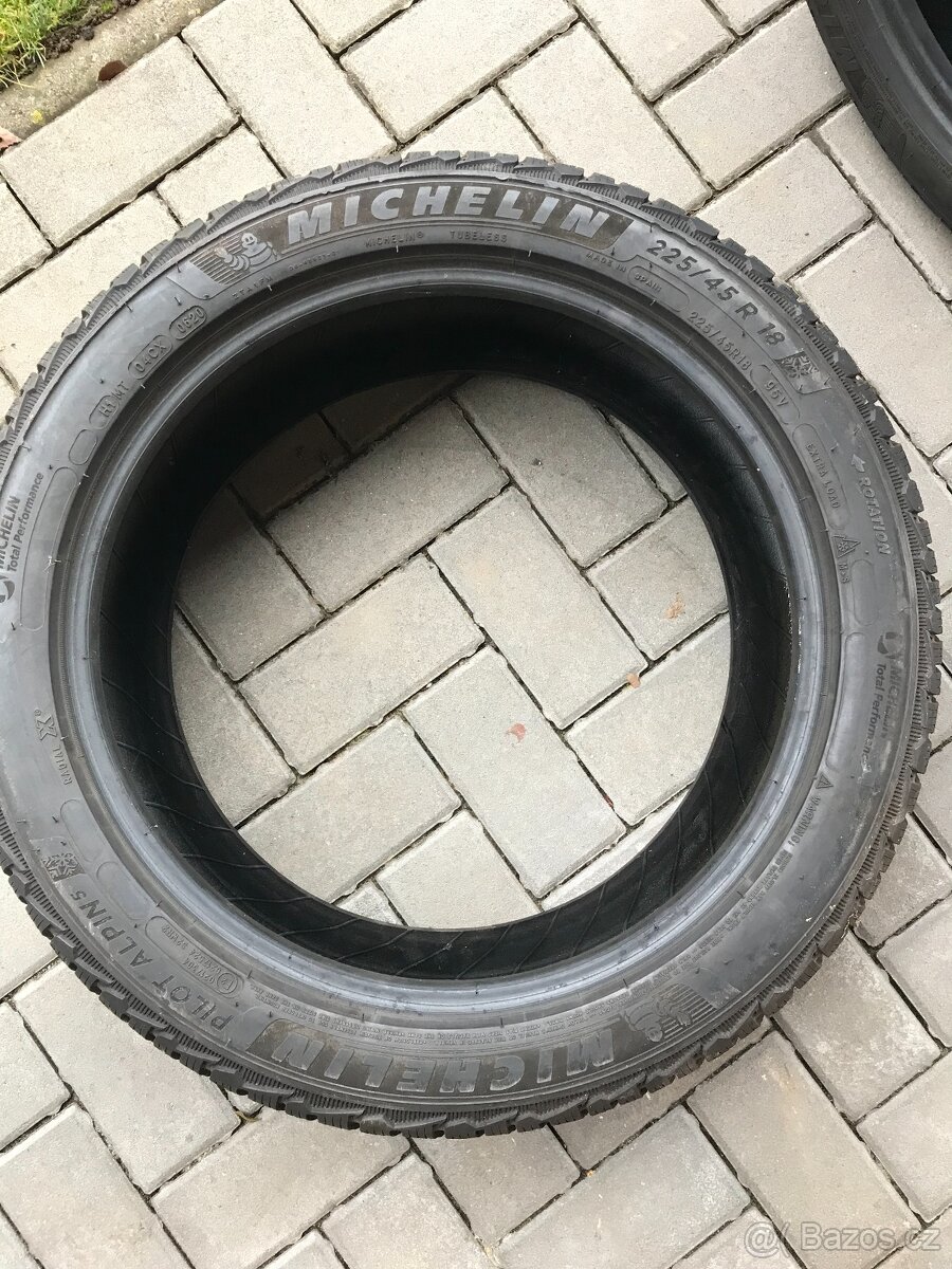 Prodám 4xpneu Michelin zimní 225/45-R18-DOT2020. - 3