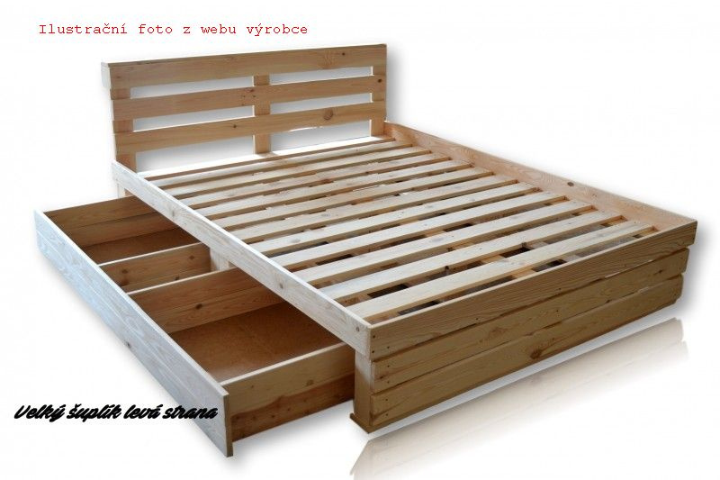 Prodám dvojpostel z palet - 3