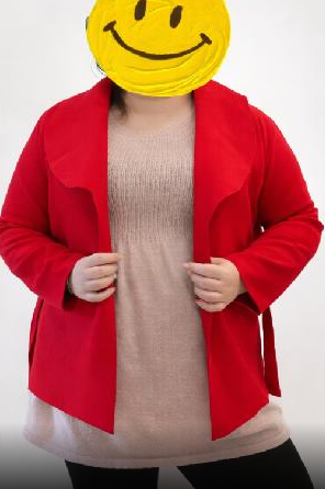 Nový červený kabátek vel. 48 - 3