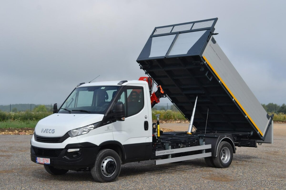 IVECO DAILY 60C18/Sklápěč + hydraulická ruka - 3