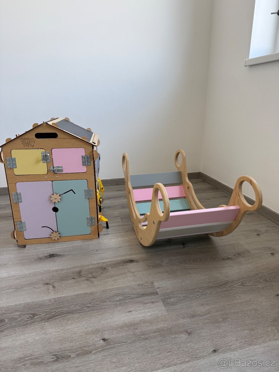 Montessori houpačka Elis design 5v1 - 3