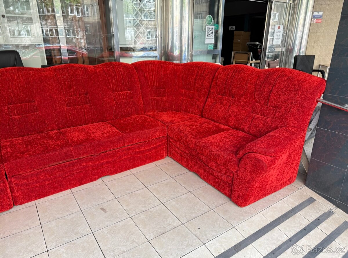 Rozkládací sedačka s úl. prostorem +křeslo KOMPLET - 3