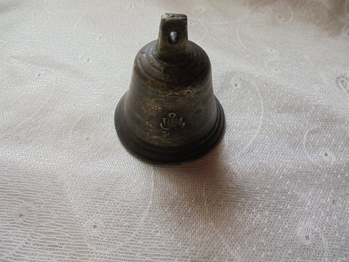 Prodám starý mosazný zvonek č,4 - 3