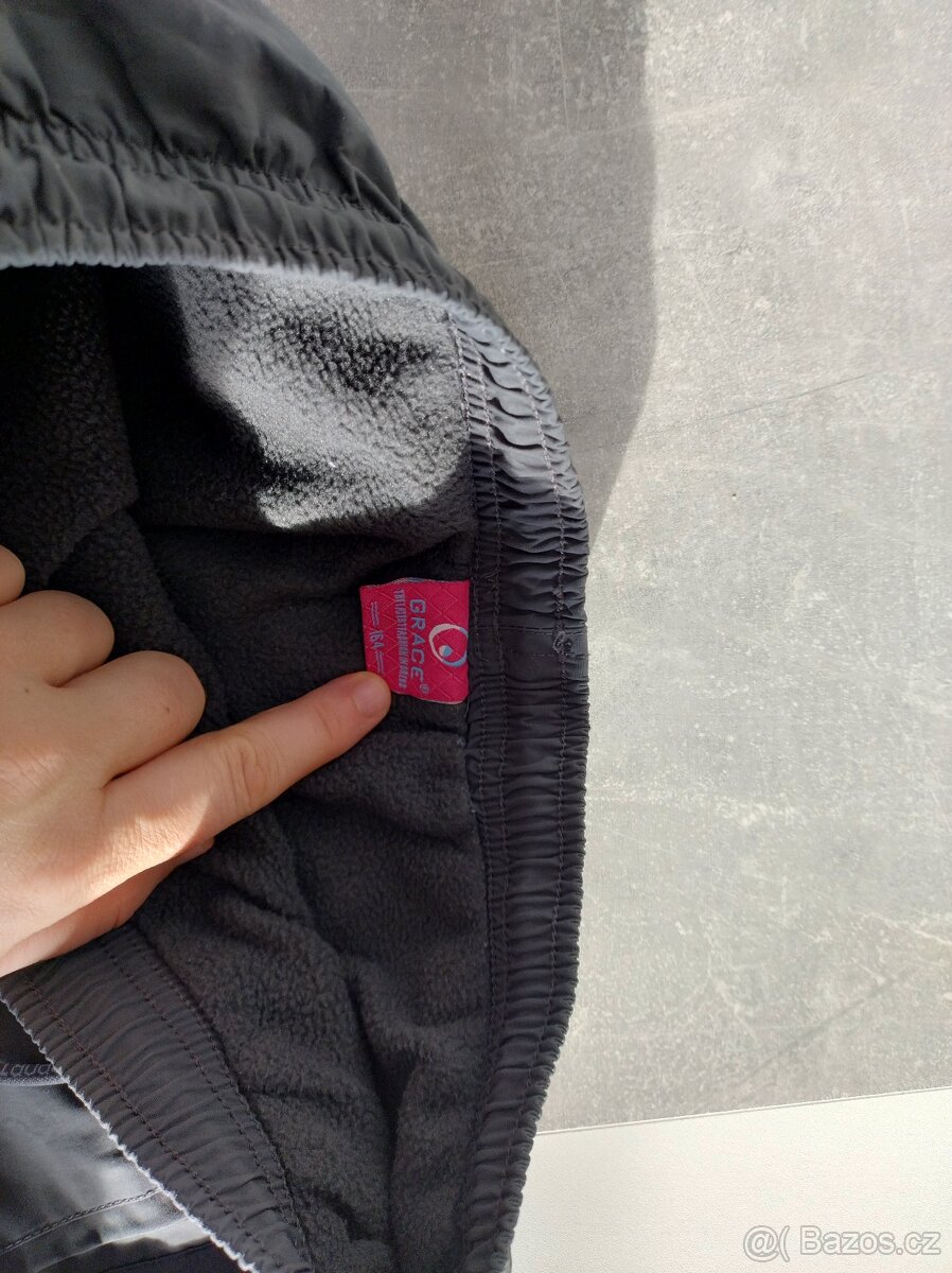 Prodám zimní kalhoty Grace vel. 164 - 3