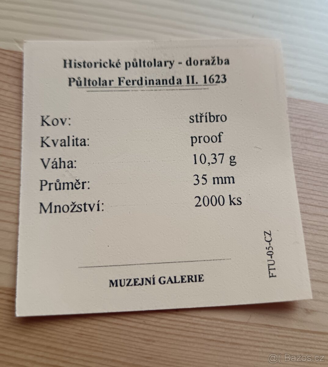 Historické Půltolary - Doražba (Replika) - Proof -Certifikát - 3
