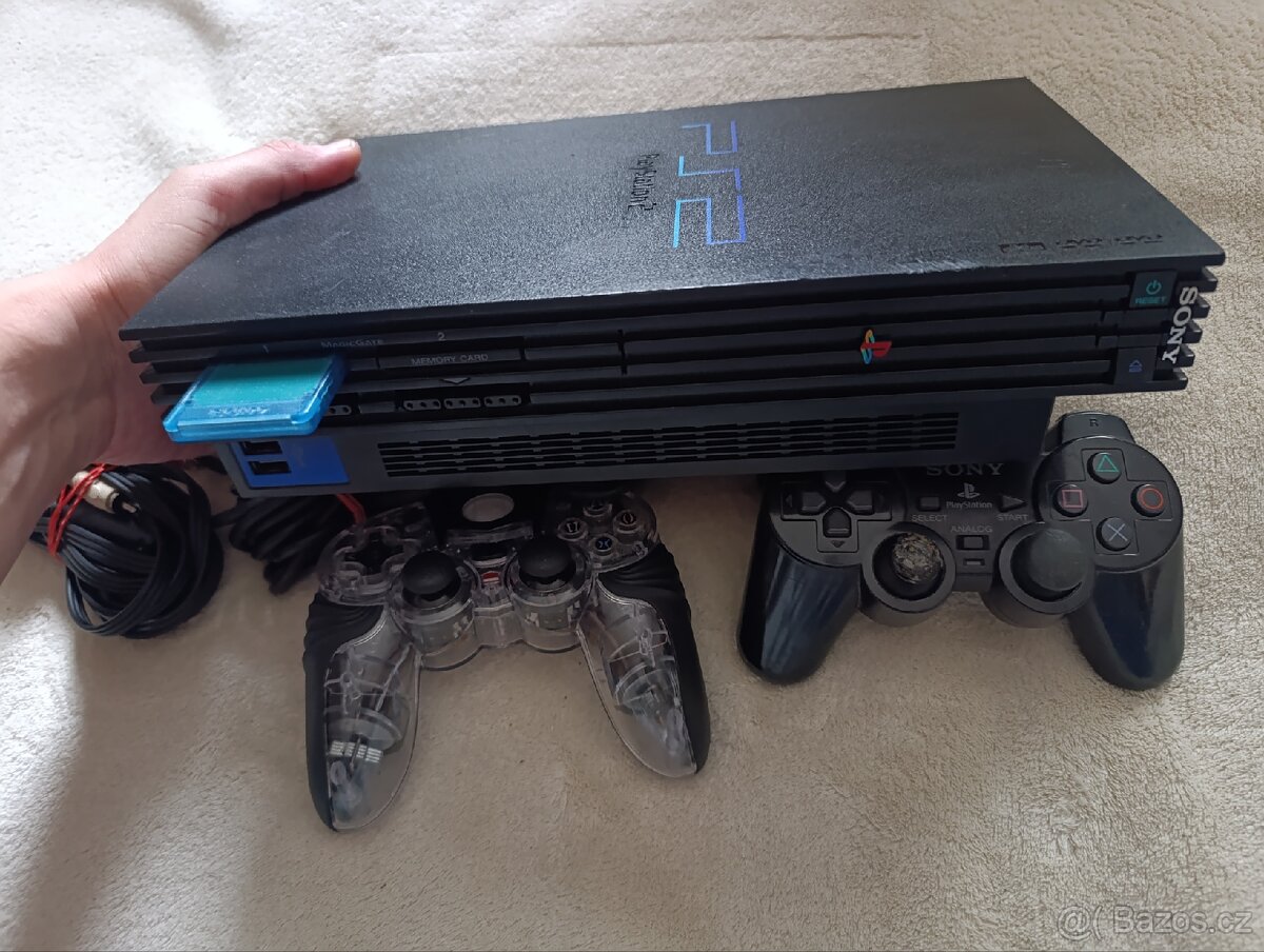 PS2 PlayStation 2 FAT + Hry - 3